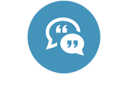 Testimonials icon - chat bubbles